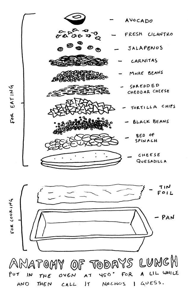 anatomy of todays lunch