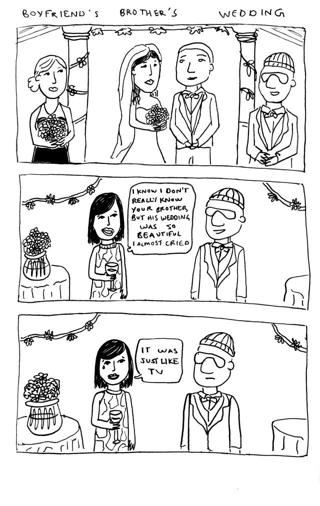 boyfriends brothers wedding
